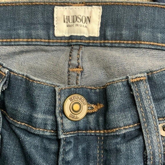 HUDSON Newton Patchwork Super Skinny. Size 26. - Picture 5 of 7